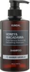 KUNDAL Honey & Macadamia Nature Shampoo - Amber Vanilla - Tápláló Sampon 500ml