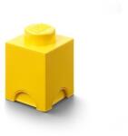 LEGO Doboz LEGO szögletes, sárga tárolódoboz 125 x 180 x 125 mm (40011732)