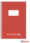 Fűzfői Papírmanufaktúra Spirálfüzet, A4, kockás, 70 lap, FŰZFŐI "Novum (COR_FFS7087)