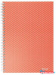 Esselte Spirálfüzet, A5, vonalas, 80 lap, ESSELTE "Colour'Breeze", korall (COR_E628473)