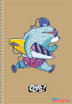 Shkolyaryk Publishing House Spirálfüzet, A5, kockás, 96 lap, SHKOLYARYK "Student", vegyes (COR_SB966116K)