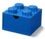 LEGO Doboz íróasztalra, fiókos, LEGO "Brick 2x2", kék tárolódoboz (40201731)