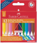 Faber-Castell Zsírkréta, háromszögletű, FABER-CASTELL "Grip", 12 különböző szín (TFC122520)
