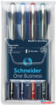 Schneider Rollertoll készlet, 0, 6 mm, "SCHNEIDER "One Business", 4 szín (TSCOBK4) - nyomtassotthon