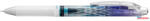 Pentel Zseléstoll, 0, 25 mm, nyomógombos, PENTEL "EnerGel BLN75 Kiriko, Lattice", kék (COR_PENBLN75ED4)