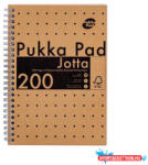 Pukka Pad Spirálfüzet, A5, vonalas, 100 lap, PUKKA PAD "Jotta Kraft (COR_PUP9567)