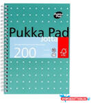 Pukka Pad Spirálfüzet, A5, vonalas, 100 lap, PUKKA PAD, "Metallic Jotta (COR_PUPJJM021V)