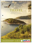 Shkolyaryk Publishing House Spirálfüzet, A4+, vonalas, 80 lap, SHKOLYARYK "Travel", vegyes (COR_SB806529L)