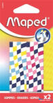 Maped Radír, kockamintás, MAPED „Checkerboards, vegyes minták, 2 db (COR_IMA123500)