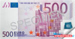 Panta Plast Jegyzettömb, 70 lap, 120x61, 5 mm, PANTA PLAST "500 Euro (INP42305799) - nyomtassotthon