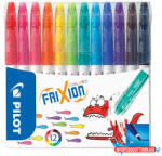Pilot Filctoll készlet, 0, 39-0, 7 mm, törölhető, PILOT "Frixion Colors", 12 különböző szín (COR_PFCOF12V)