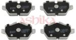 ASHIKA Set placute frana ASHIKA 51-00-0100 (51-00-0100)