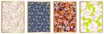 Interdruk Füzet A5/80K kockás Metallic Floral (10db) (5902277350794)