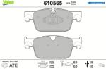 VALEO Set placute frana VALEO 610565 (610565)