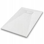 tech globe Zuhanytálca 120x80 fehér téglalap alakú vágott alacsony Smc szifon (TS-TRAY-A-120X80-WHITE)