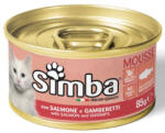 Monge 85g Mousse Lazac és Garnéla - tenyesztoitap