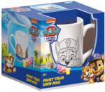  Mancs Őrjárat Team festhető porcelán bögre 235 ml Díszdobozban (CCG720169) - aprotalpak
