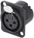 Neutrik Conector XLR Female Gold montaj ecranat RF