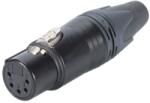Neutrik XLR NC5FXX-B 5 Pini Female Gold