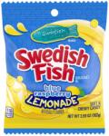 Svéd hal Swedish Fish rágógumik kék málnás limonádé ízben, 102 g (24021)