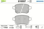 VALEO Set placute frana VALEO 610557 (610557)