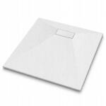 tech globe Zuhanytálca 70x70 fehér szögletes vágott alacsony Smc szifon (TS-TRAY-A-70X70-WHITE)
