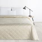 Takoy Krémszínű bársony ágytakaró 200x220 cm hot press technikával steppelt kockás mintával LUIZ BLINK Design 91