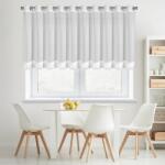 Takoy Ringlis fehér sifon függöny fodorral 400x80 cm - LUISA