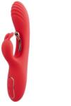 Passion Labs Vibrator Rabbit Flame Passion Labs, 3 Motoare, 3 Zone de Stimulare, 9 Vibratii, USB, 22.2 cm Vibrator