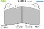 VALEO Set placute frana VALEO 610626 (610626)