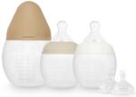 Elhée Biberon din silicon - Set 3 buc - Neutral - Elhée