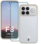 BizonMobile Kit protectie 2 in 1 BizonMobile, Carcasa Bizon Angelo si Folie sticla securizata Bizon Glass Edge, compatibil cu Xiaomi POCO F8 Ultra, Bej (5900415738343)