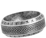 NNM inel Nordic Vintage Viking - Silver - SS8-R196 retro silver