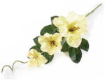 Decorer Floare artificiala galbena verde cm 26 H (A56.44.97D)