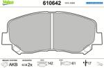 VALEO Set placute frana VALEO 610642 (610642)