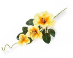 Decorer Floare artificiala portocalie verde cm 26 H (A56.44.97C)