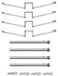 TRW Set accesorii, placute frana TRW PFK358 (PFK358)