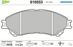 VALEO Set placute frana VALEO 610553 (610553)