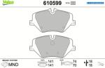 VALEO Set placute frana VALEO 610599 (610599)