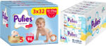 pufies Пелени гащи Pufies Supreme - Размер 5 Junior, 96 брой, 12-17 kg, 3 x Value Pack + Мокри кърпички Pufies Chamomile Care, 12 x 64 броя - baby