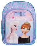 St. Majewski Ghiozdan St. Majewski Frozen - Magic of Nature, 38cm, 3 compartimente, 2 buzunare, bleu cu mov