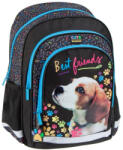 Starpak Ghiozdan Starpak Doggy, gradinita, 1 compartiment, 4 buzunare, negru, 446585