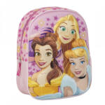 Cerda Ghiozdan gradinita Cerda Disney Princess 3D, 31cm, 1 compartiment, roz