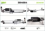 Valeo Sistem stergator parbriz VALEO 584664 (584664)