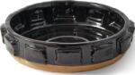 Polspotten Bol Structure 10 cm maro închis (240-205-070) Castron