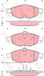 TRW Set placute frana, frana disc TRW GDB4125 (GDB4125) - autoeco