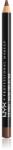 NYX Professional Makeup Eye and Eyebrow Pencil creion de ochi cu trasare precisă culoare Dark Brown 1.2 g