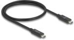 Delock 81210 USB kábel USB4 Gen 4x2 0, 5 M USB C Fekete (81210)