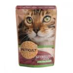 PETKULT Petkult Cat Plic Sterilized cu Rata, 100 g