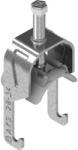 BAKS 425873 UKZP1/52-58 kengyeles bilincs cinkpehely bevnoat 1 kábel részére műanyag nyomóvályúval 52-58 mm, villamos szerelési feladatokhoz (425873)
